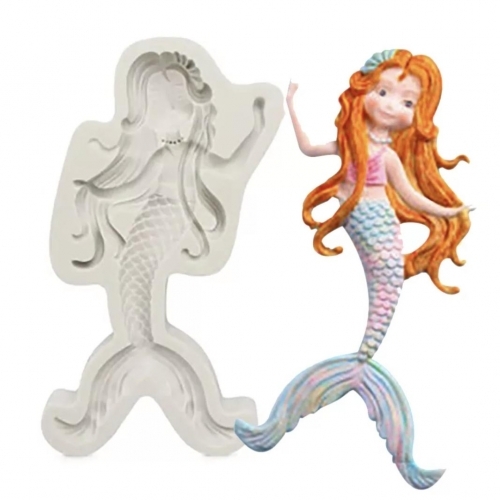 Forma silicon fondant-Sirena