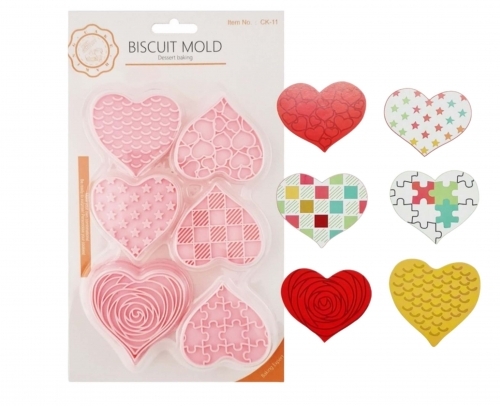 8 Decupatoare-Inimioare