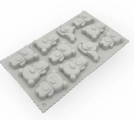 Forma de silicon-Ursuleti