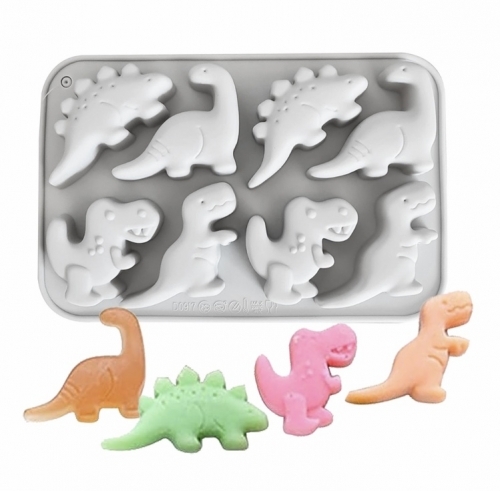 Forma silicon -  8 Dinosauri