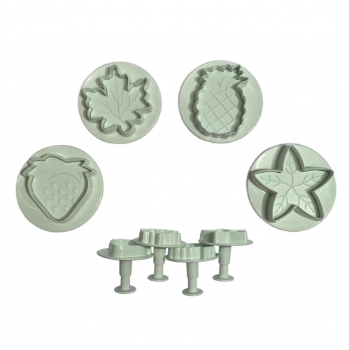 Decupatoare fondant martipan - Capsini , Ananas, Frunze