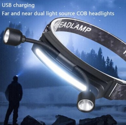 Lanterna frontala reincarcabila-COB SI LED-230°