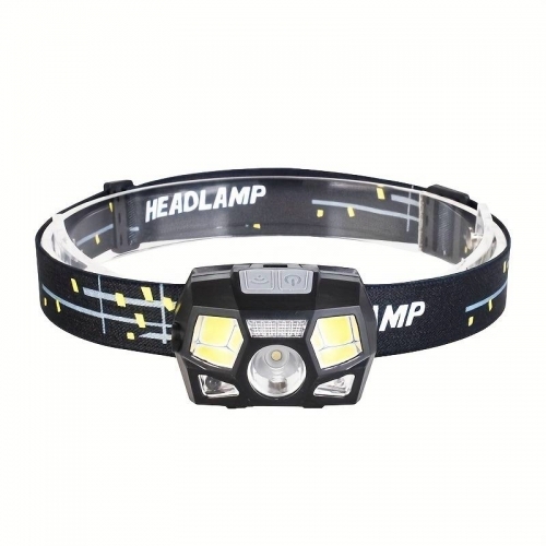 Lanterna de cap LED si COB