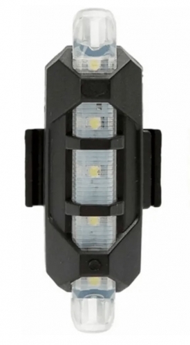 Lampa led bicicleta reincarcabila - Alb