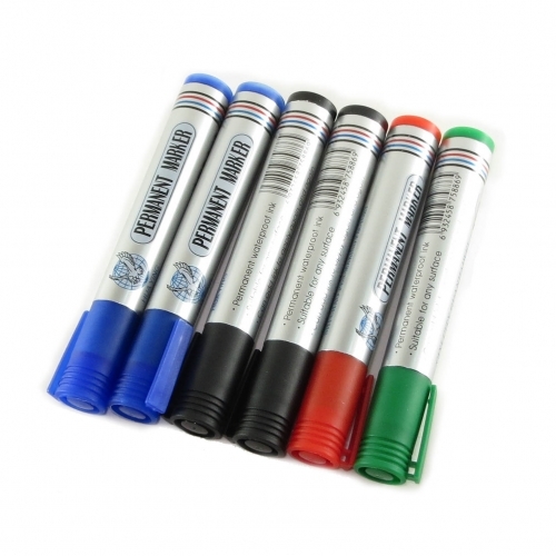 Marker permanent- 6 buc colorat