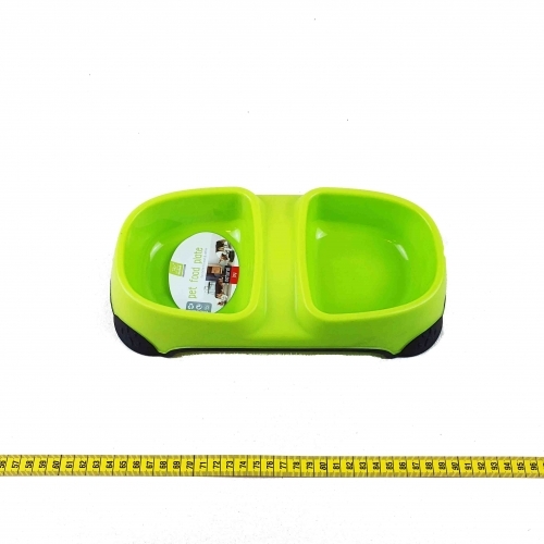 Castron dublu pentru hrana si apa