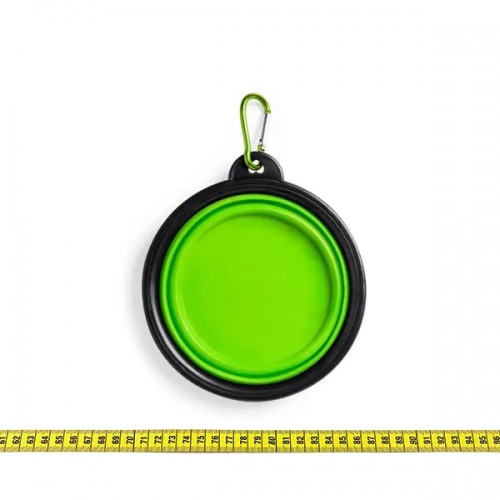 Castron de calatorie cu carabiner pentru hrana si apa