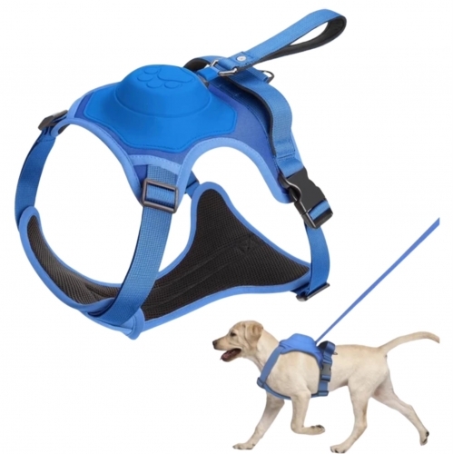 Ham pentru câini cu lesă automată - xl (25-35 kg)