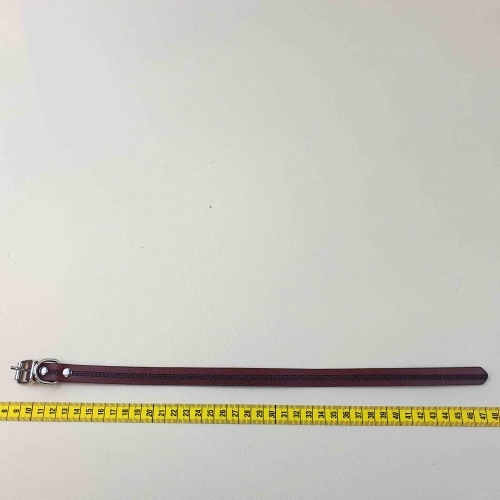 Zgardă subtire din piele artificiala