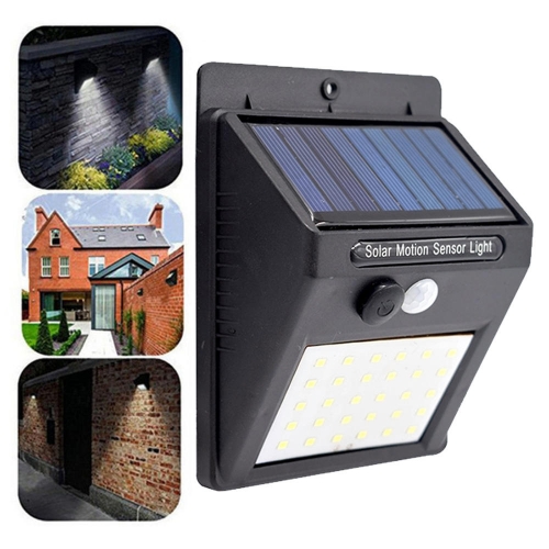 SolarSensor  Lampa solara de perete cu senzor de miscare  (S30LED)